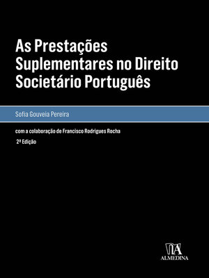 cover image of As Prestações Suplementares no Direito Societário Português